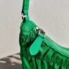 Prada 1NE204 Prada Nylon and Saffiano Leather Mini Bag in Green