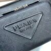 Prada 2VH152 Saffiano leather shoulder bag Black