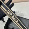 Prada 2VH152 Saffiano leather shoulder bag Black