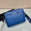 Prada 2VH152 Saffiano leather shoulder bag Blue