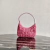 Prada 1NE204 Prada Nylon and Saffiano Leather Mini Bag in Pink