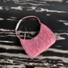 Prada 1NE204 Prada Nylon and Saffiano Leather Mini Bag in Pink