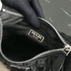 Prada 1NE204 Prada Nylon and Saffiano Leather Mini Bag in Black