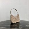 Prada 1NE204 Prada Nylon and Saffiano Leather Mini Bag in Apricot