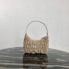 Prada 1NE204 Prada Nylon and Saffiano Leather Mini Bag in Apricot