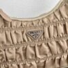 Prada 1NE204 Prada Nylon and Saffiano Leather Mini Bag in Apricot
