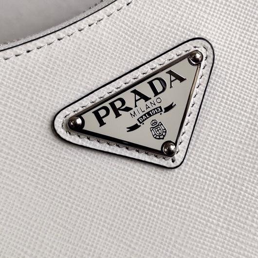 Prada 1BH204 Prada Re-Edition 2005 Saffiano leather Bag in White Silver