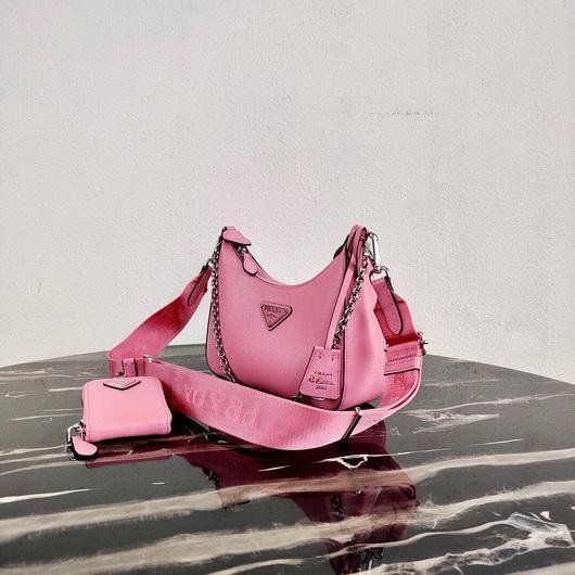 Prada 1BH204 Prada Re-Edition 2005 Saffiano leather Bag in Pink