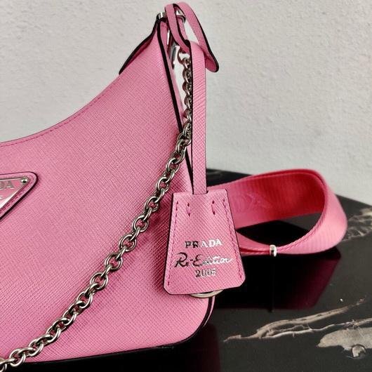 Prada 1BH204 Prada Re-Edition 2005 Saffiano leather Bag in Pink