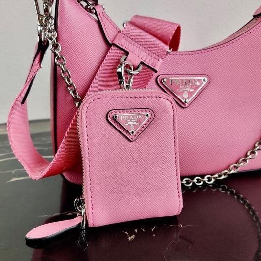 Prada 1BH204 Prada Re-Edition 2005 Saffiano leather Bag in Pink