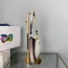 Prada 1BC499 Cleo brushed Gradient leather shoulder bag Beige