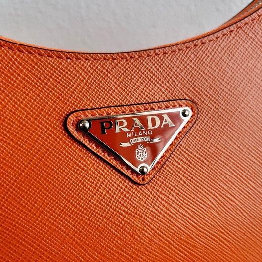 Prada 1BH204 Prada Re-Edition 2005 Saffiano leather Bag in Orange