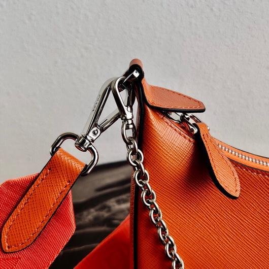 Prada 1BH204 Prada Re-Edition 2005 Saffiano leather Bag in Orange