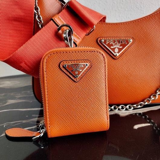 Prada 1BH204 Prada Re-Edition 2005 Saffiano leather Bag in Orange
