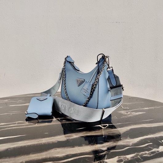 Prada 1BH204 Prada Re-Edition 2005 Saffiano leather Bag in Light Blue