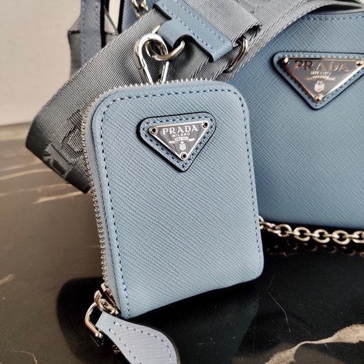 Prada 1BH204 Prada Re-Edition 2005 Saffiano leather Bag in Light Blue