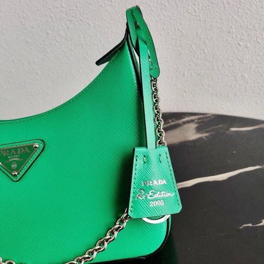 Prada 1BH204 Prada Re-Edition 2005 Saffiano leather Bag in Green