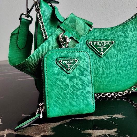 Prada 1BH204 Prada Re-Edition 2005 Saffiano leather Bag in Green