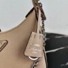 Prada 1BH204 Prada Re-Edition 2005 Saffiano leather Bag in Apricot Silver