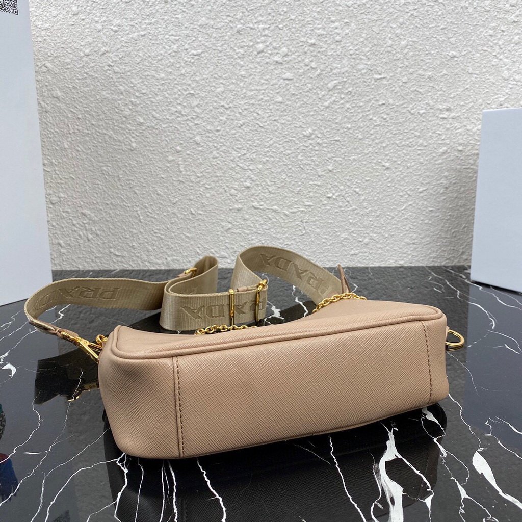 Prada 1BH204 Prada Re-Edition 2005 Saffiano leather Bag in Apricot