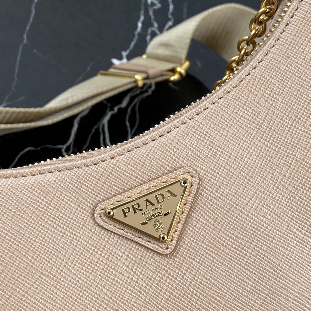 Prada 1BH204 Prada Re-Edition 2005 Saffiano leather Bag in Apricot