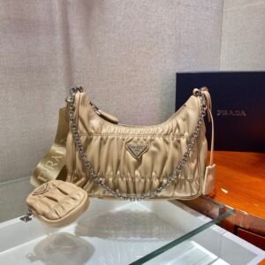 Prada 1BH204 Prada Re-Edition 2005 Saffiano leather Bag in Apricot