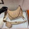 Prada 1BH204 Mini Bags Prada Crossbody Leather bag In Apricot
