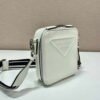 Prada 2VH154 Saffiano leather shoulder bag White