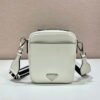 Prada 2VH154 Saffiano leather shoulder bag White