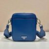 Prada 2VH154 Saffiano leather shoulder bag Blue
