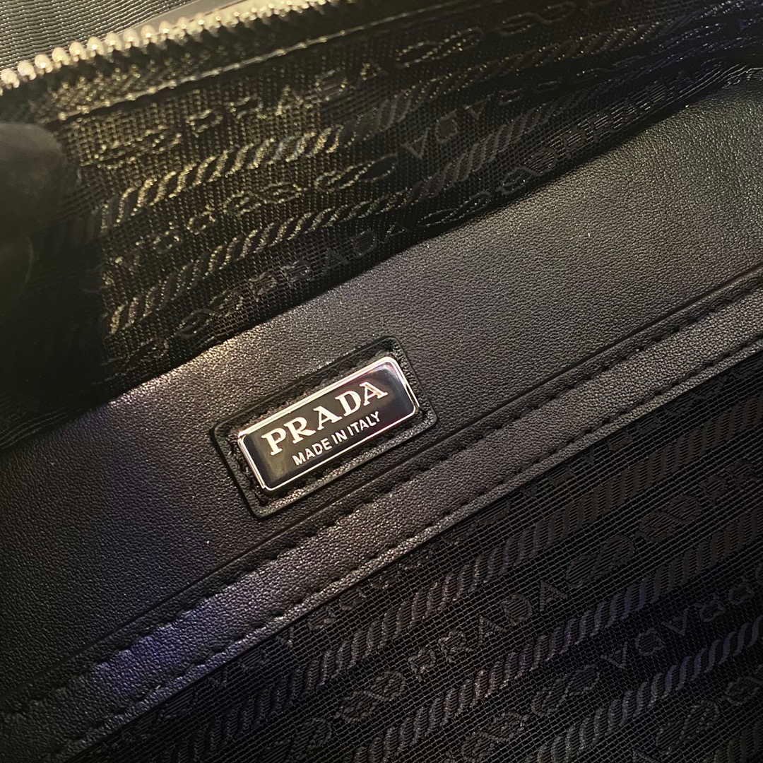 Prada 2VH069 Brique Saffiano Smooth leather bag White