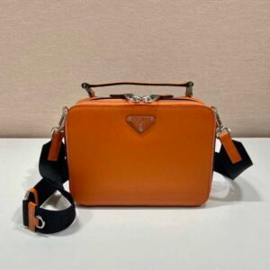 Prada Brushed leather Prada Femme 1BD323 Brown