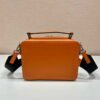 Prada 2VH069 Brique Saffiano leather bag Orange