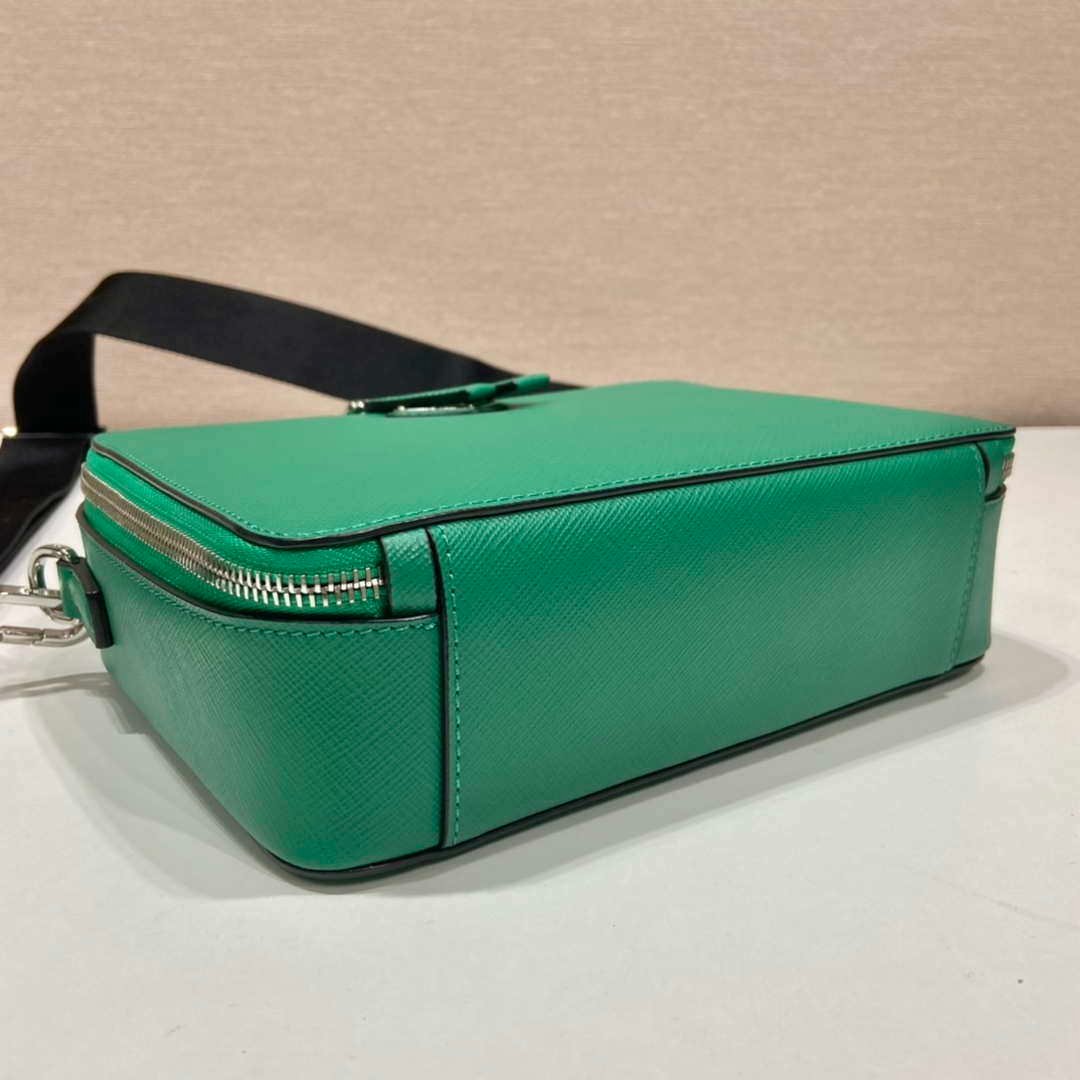 Prada 2VH069 Brique Saffiano leather bag Green