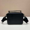 Prada 2VH069 Brique Saffiano leather bag Black
