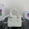 Prada 1BA906 Prada Galleria Saffiano leather mini-bag White
