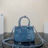 Prada 1BA896 Prada Galleria Saffiano leather small bag Blue