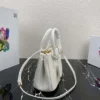 Prada 1BA906 Prada Galleria Saffiano leather mini-bag White