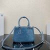 Prada 1BA896 Prada Galleria Saffiano leather small bag Blue