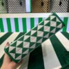 Replica Prada 1BA354 Small Prada Symbole jacquard fabric handbag Green White