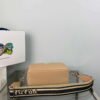 Prada Leather bag with shoulder strap 1BH082 Apricot