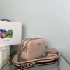 Prada Leather bag with shoulder strap 1BH082 Pink