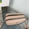 Prada Leather bag with shoulder strap 1BH082 Pink