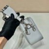 Prada Leather bag with shoulder strap 1BH082 White