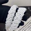 Replica Prada 1BG393 Raffia tote bag White