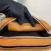 Prada Leather bag with shoulder strap 1BH082 brown