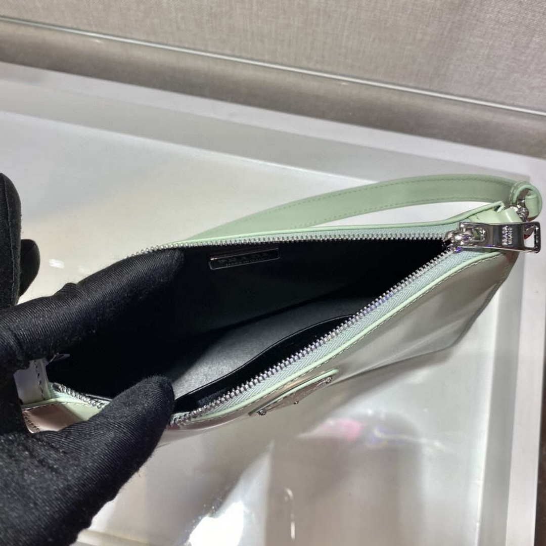 Prada 1BC155 Saffiano leather mini bag Green