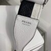 Prada 1BD314 Leather shoulder bag White