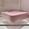 Prada 1BA330 Brushed Leather Tote Bag Pink