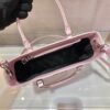 Prada 1BA330 Brushed Leather Tote Bag Pink